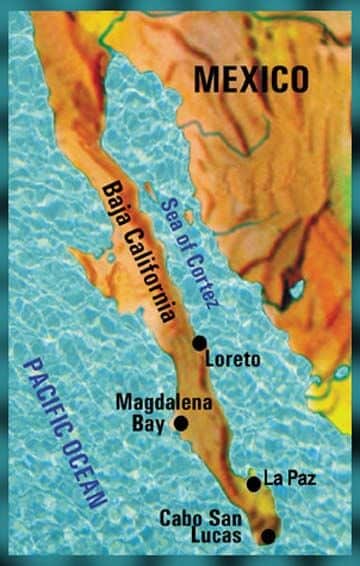 bj-map | Sea Quest Kayak Tours Baja map california