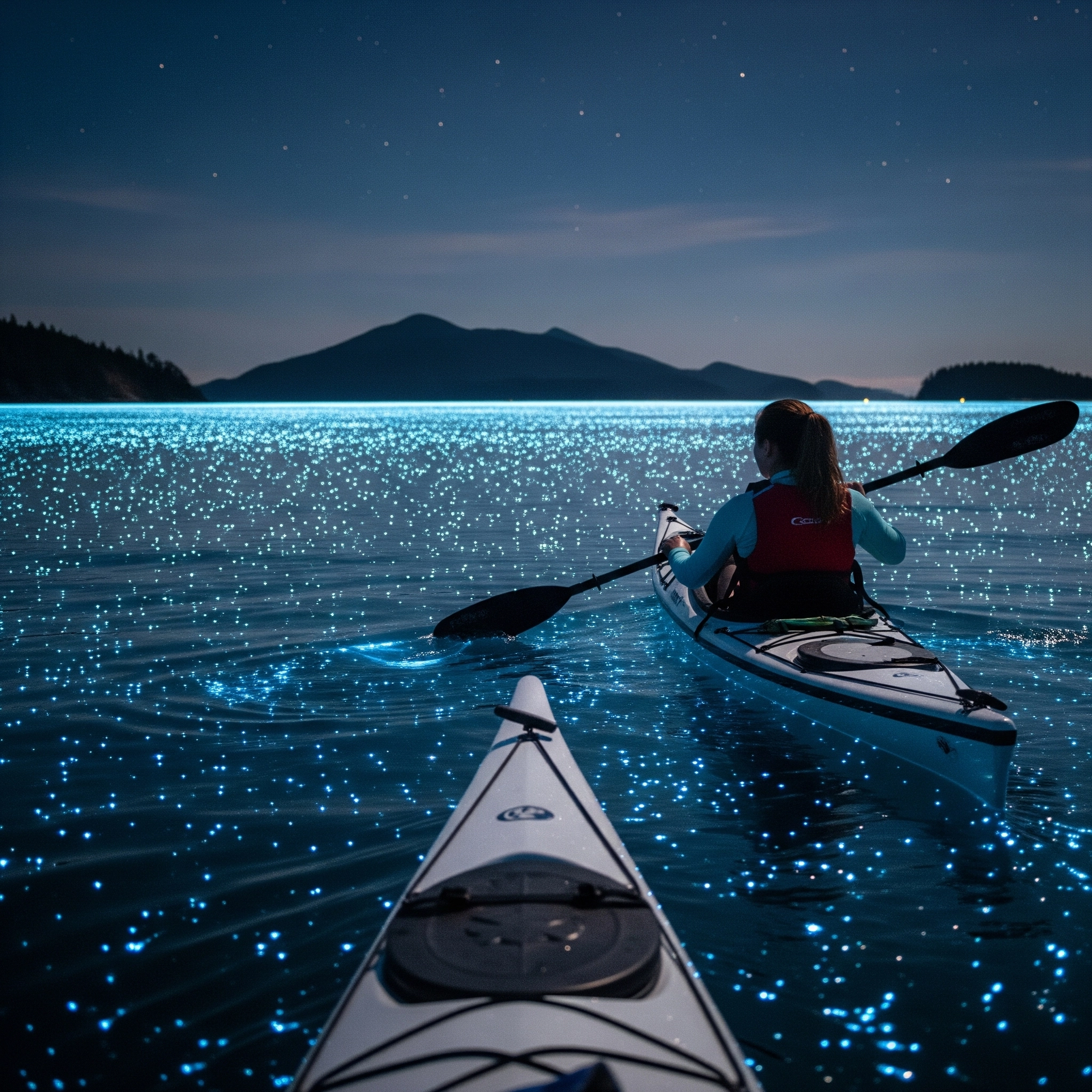 Bioluminescence Kayak Tours San Juan Island