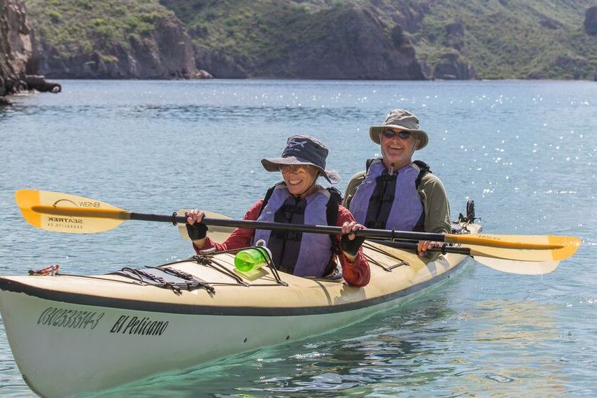 kayak tours in la paz mexico make happy customers