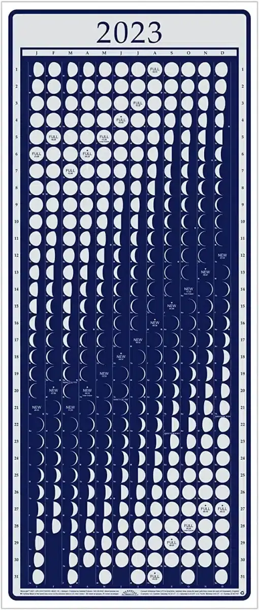 Bioluminescence Lunar Calendar