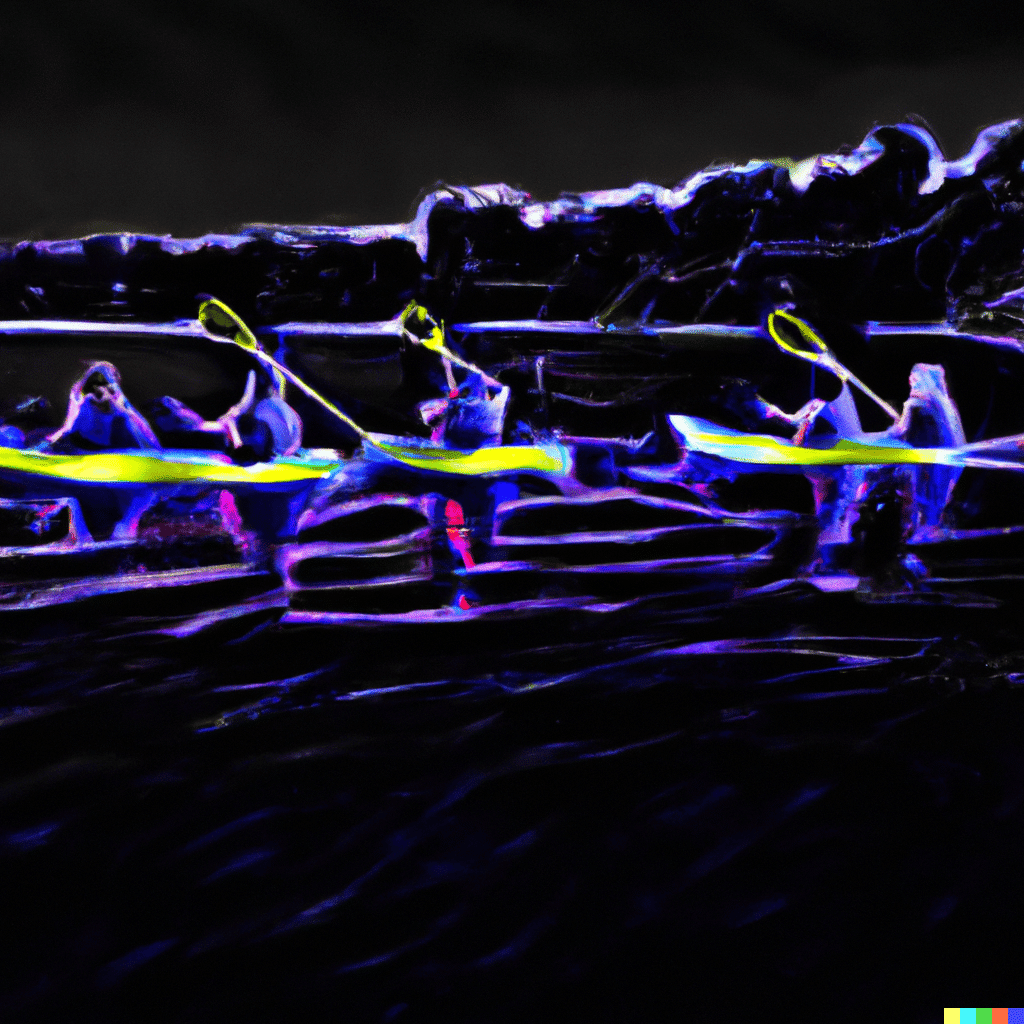san juan bioluminescent kayak tour art