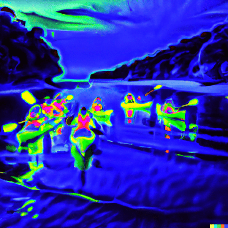 san juan kayak bioluminescent art